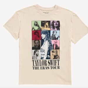 TAYLOR SWIFT THE ERAS INTERNATIONAL TOUR MINERAL‎ WASH ALMOND T-SHIRT 2X NWT